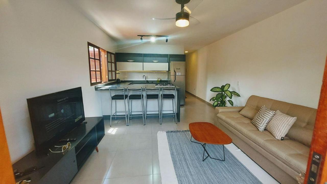 Algodao - Novo Flat Com Piscina, 50Mts Da Praia, Churrasqueira Privativa, Ar Con, Wi-Fi, Netflix, Garagem Paraty Bagian luar foto
